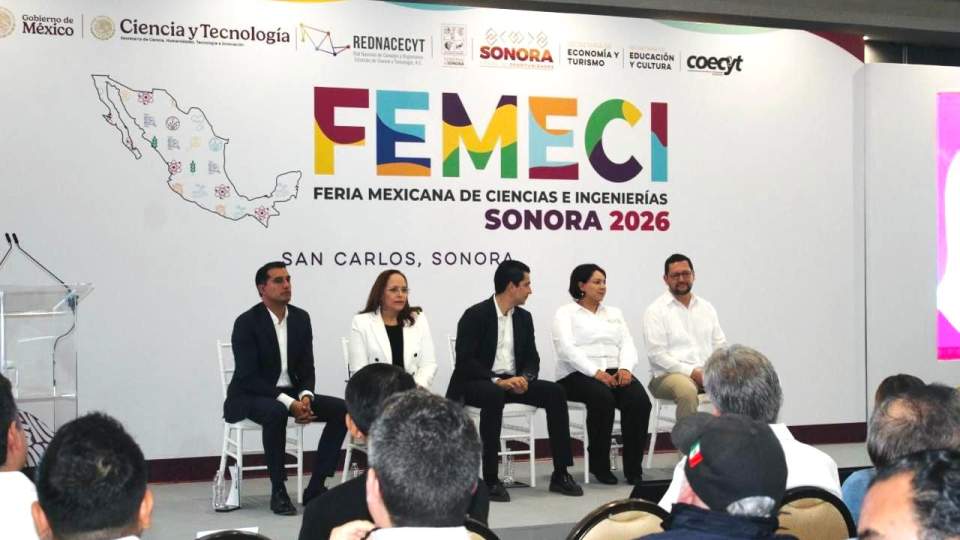 Gobierno de Sonora inaugura en San Carlos la Feria Mexicana de Ciencias e Ingenierías 2026